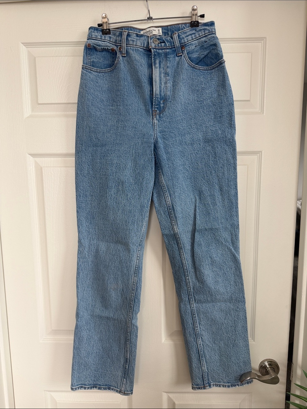 Abercrombie & Fitch Light Blue Straight Leg Jeans